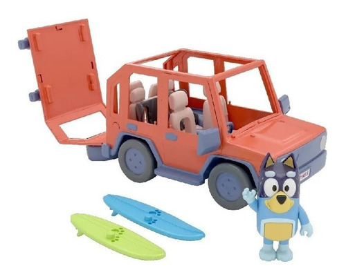 Imagen 3 de 7 de Bluey Auto Familiar Heeler 4 Wd + Figura C/acc 13018