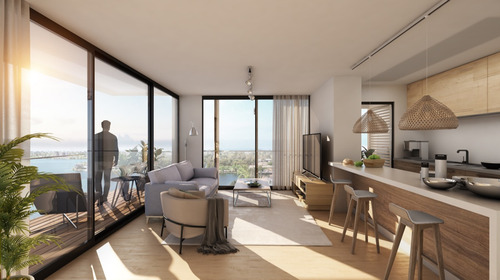 Partamento 3 Dormitorios En Venta Bellevue Lago Calcagno Carrasco Este A Estrenar Av. De Las Americas Primera Línea