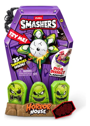 Interactive Toy Zuru Smashers Mega Horror House Black