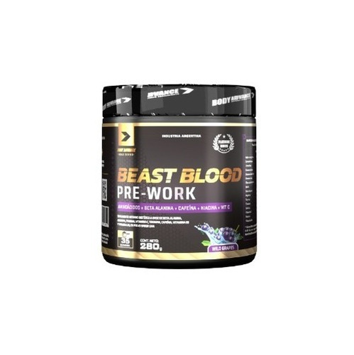 Beast Blood Pre Work 280g - Body Advance Wild Grapes (uva)
