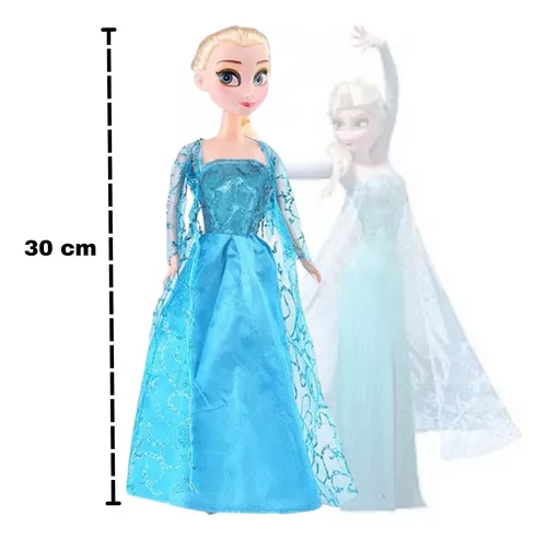 Boneca Frozen Elsa e Anna Musical Articulada 30cm Infantil