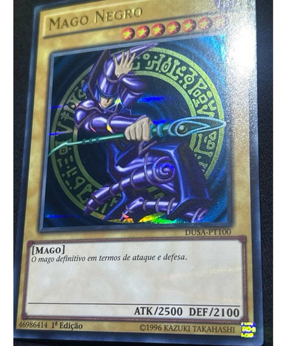 Mago Negro Yugioh Original 1a Edição - Ultra Rara Mago Negro Português