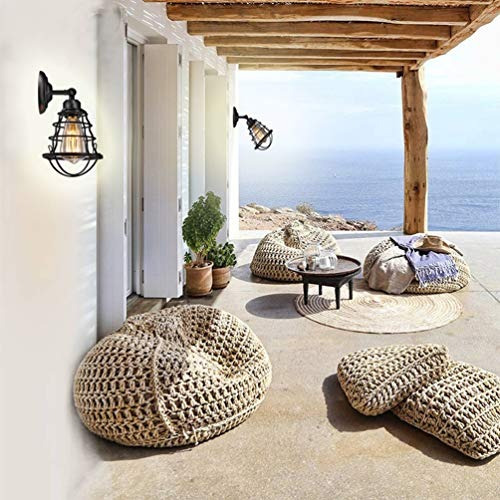 Lote De 2 Luces De Estilo Vintage Con Enchufe De Pared Indus