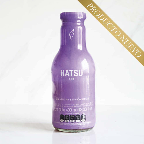 Te Blanco Sin Azúcar Sabor A Flor De Cerezo Hatsu 400 Ml