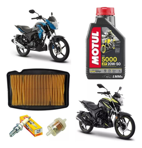 Kit Afinación Italika 150z 150sz 170z Motul Semisintético