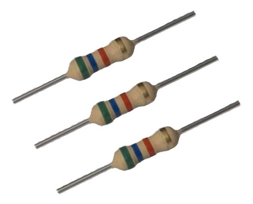 5,6kohm Resistencia De Carbón 5.6k 1/2w 0,5w Pack De 40unids