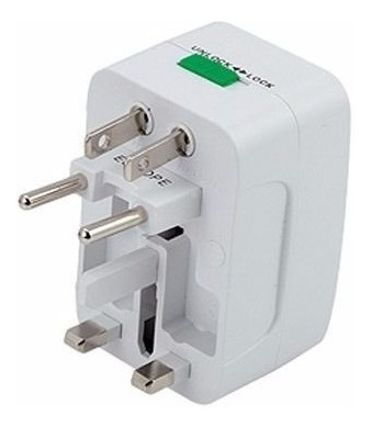 Imagen 2 de 5 de Adaptador Enchufe Universal Premium Viaje 110v 220v