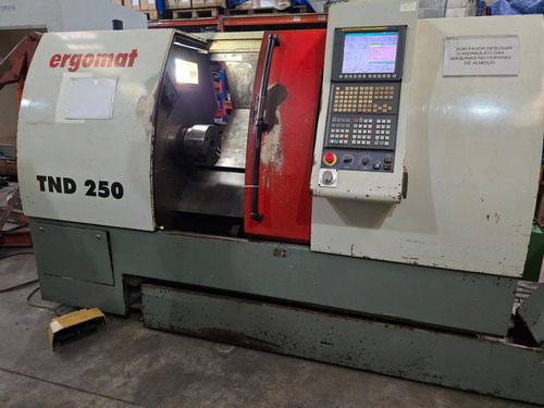 Torno Cnc Ergomat Tnd 250 Barramento Inclinado (Usado)