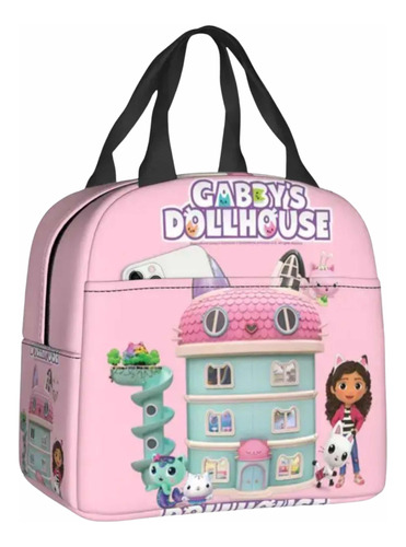 Lonchera Escolar Diseño Gaby Dollhouse Con Compartimiento