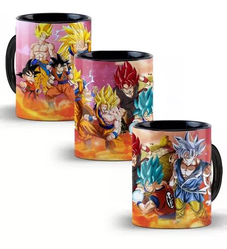 Caneca Personalizada Dragon Ball Z Goku Super Sayajin Azul