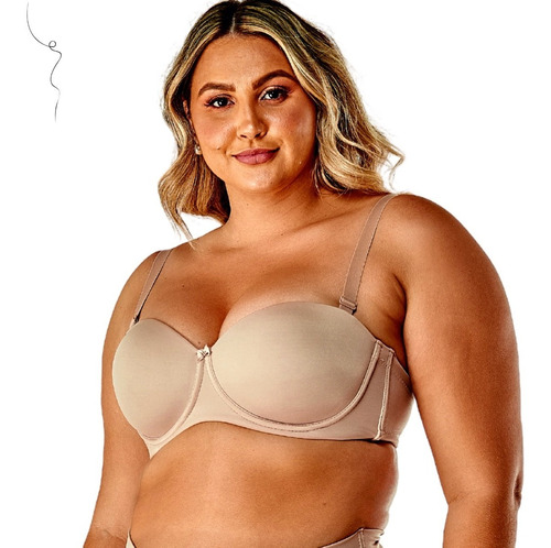 Sutiã Tomara Que Caia Preto Alta Sustentação Plussize 310736