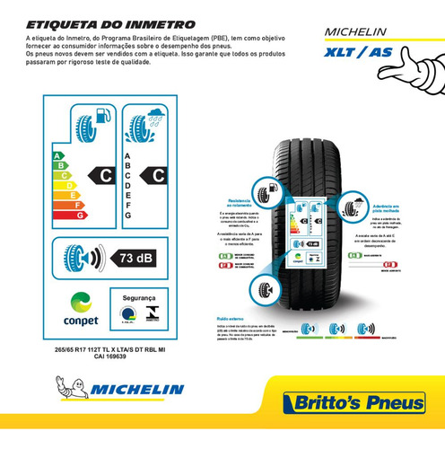 Kit 2 Pneus Michelin Aro 17 X Lt A/s 265/65 R17
