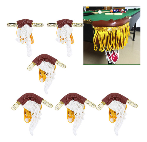 Juego De Bolsillo De Red Para Bolsa De Bola De Billar Para N