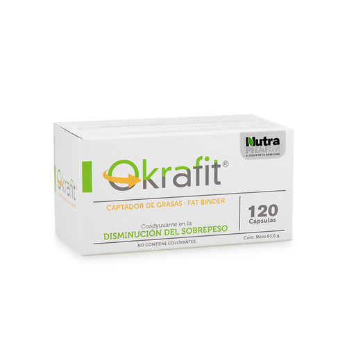 Imagen 2 de 2 de Suplemento OKRAFIT - Captura Y Elimina Las Grasas