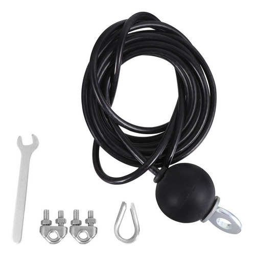 . Sistema De Polea De Gimnasio, Cable Ajustable, 3 M