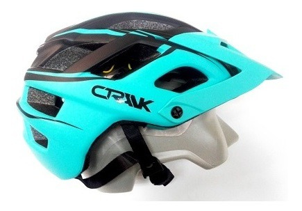 Casco Crank Kapra Cyan/black