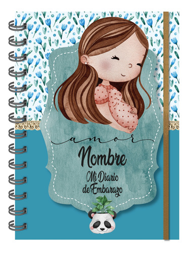 Agenda Cuaderno Diario Embarazo Obstétrico Personalizado