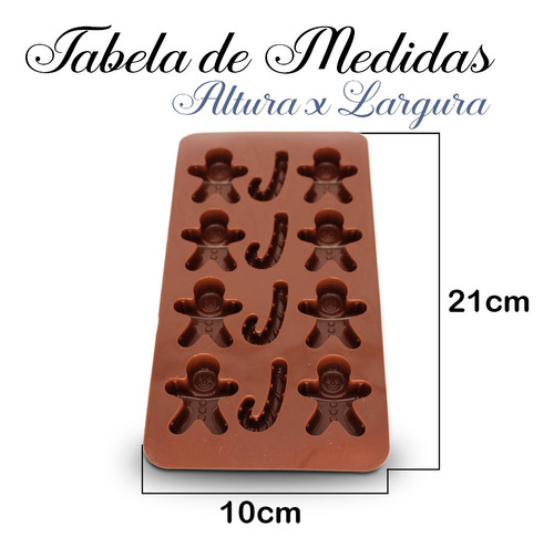 Imagem 3 de 7 de Forma De Silicones Boneco Neve Natal Bombom Chocolate 12 Cav