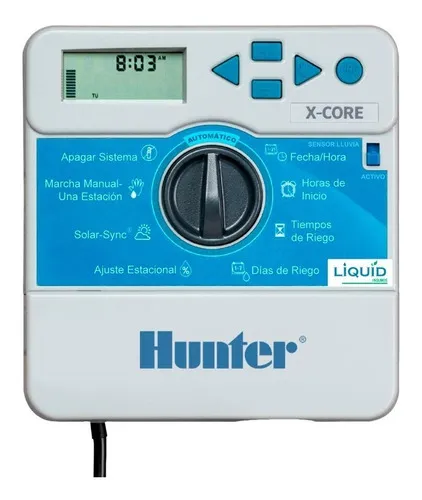 comprar Programador De Riego Xcore 4 Est Interior - Hunter Color Gris