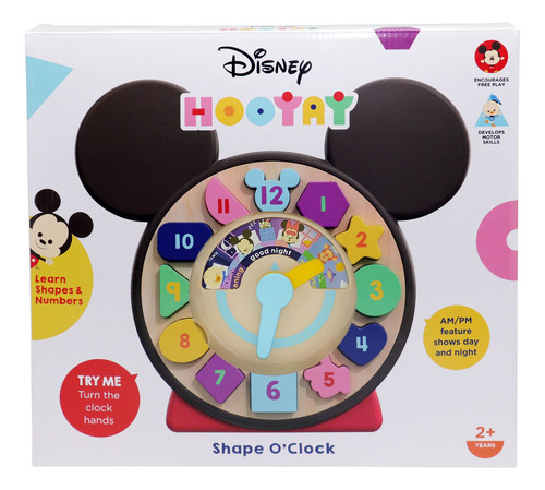 Juego Reloj Didáctico Akedo Disney Hooyay Mickey Mouse 2+