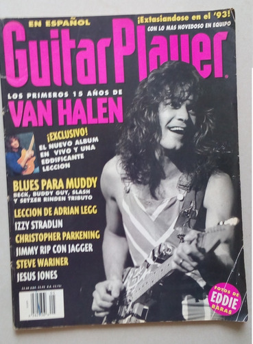 Revista Guitar Player En Español Mayo 1993 Vah Halen Parkeni