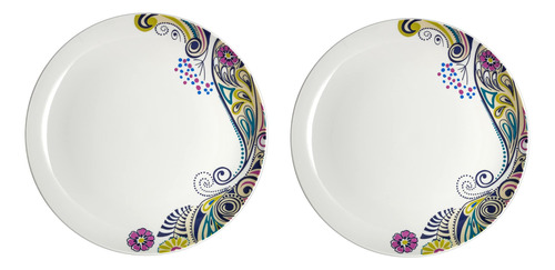 Denby Monsoon Cosmic 172048805 - Juego De 2 Platos Mezclados