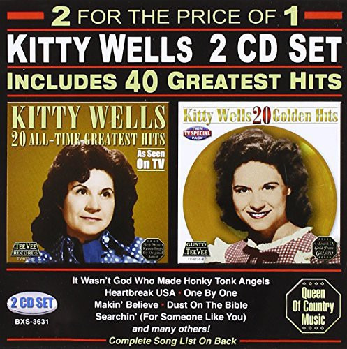 Cd De Los 40 Grandes Éxitos De Kitty Wells