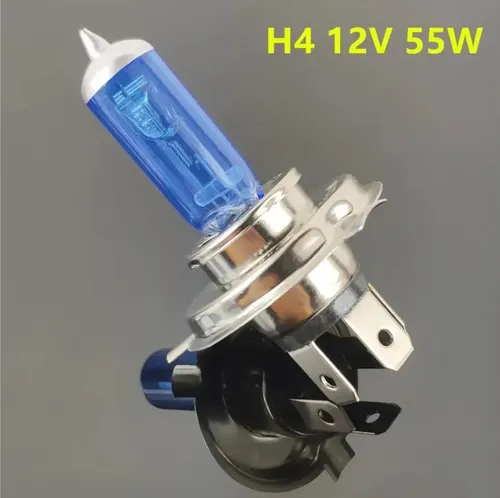 Glühbirne H4 White Xenon 12V 60/55W P43t E-geprüft 10 Stück im MV, 16,95