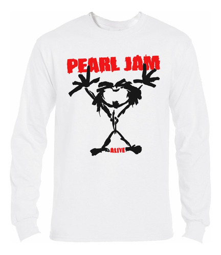 Polera Ml Pearl Jam Alive Rock Abominatron