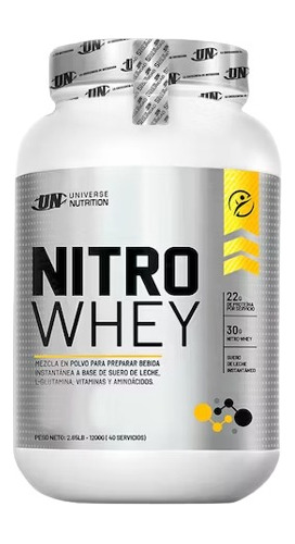 Nitro Whey 22g Proteína Ideal Para Definir Musculatura 1.2kg