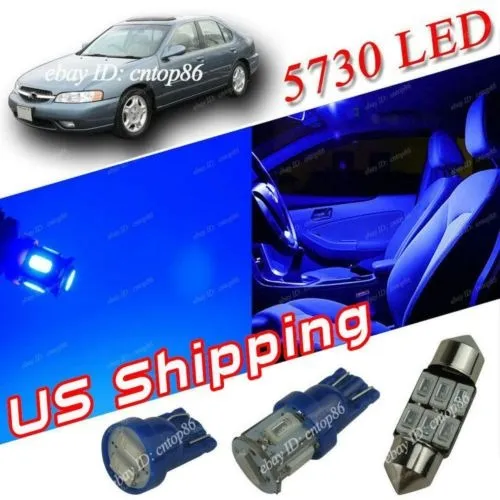 comprar 10 X Paquete De Puro Azul Led Interior Domo Mapa Luz Kit Par