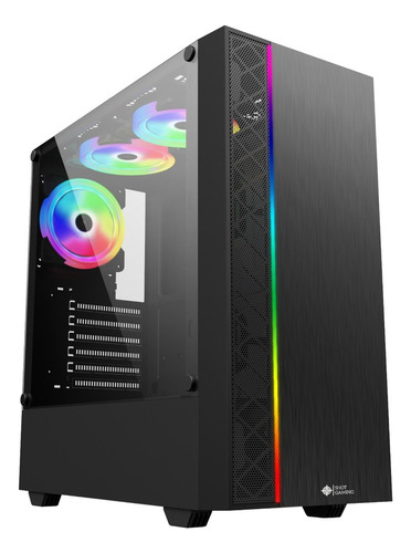 Gabinete Gamer Shot Gaming Vidrio Templado Con Rgb Frontal