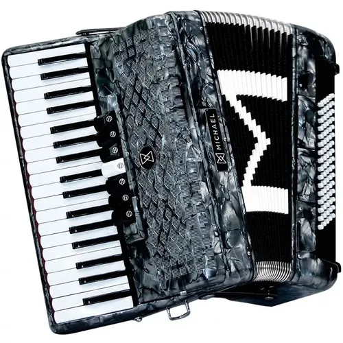 Acordeon Sanfona 80 Baixos Michael Acm8007 Pbk C/ Bag E Case