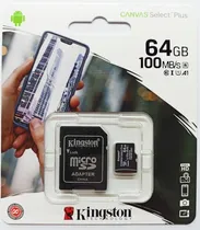 Comprar Microsd Kingston 64 Gb 100% Genuina Clase 10 100mb\u002Fs 