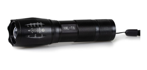 Lampara Linterna De Mano Tactica Potente 1000 Lumens Led T6 Linterna Negro Luz Blanco Frío
