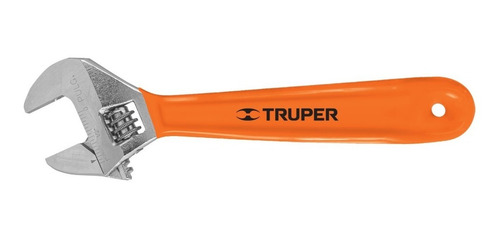 Llave Francesa 8 Pulgadas Cromada Mango De Pvc Truper 15510