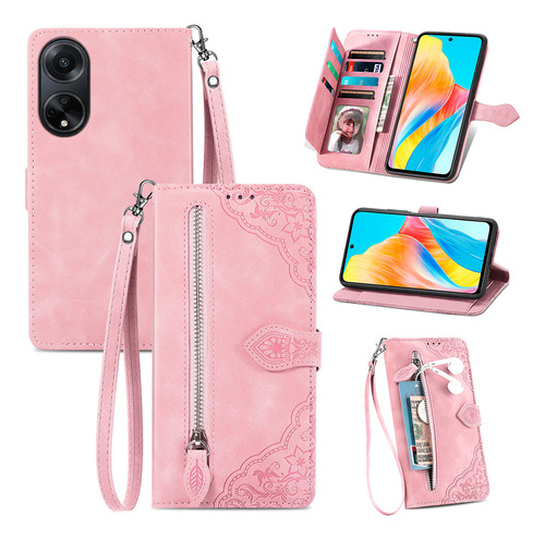 Funda De Teléfono Tipo Cartera Con Ranuras Para Tarjetas De