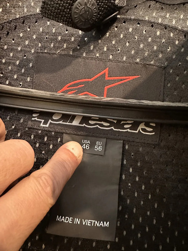Campera Alpinestar Tz1 Reloaded Cuero Moto Pista Con Protecc Blanco Lisa 46 Usa / 56 Eur (Usado)