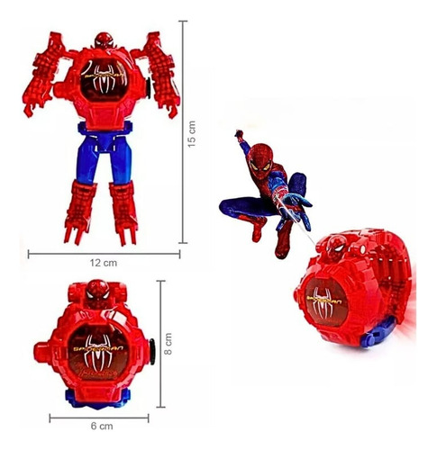 Reloj Infantil Digital Interactivo Y/o Armable Para Niño Spider Man