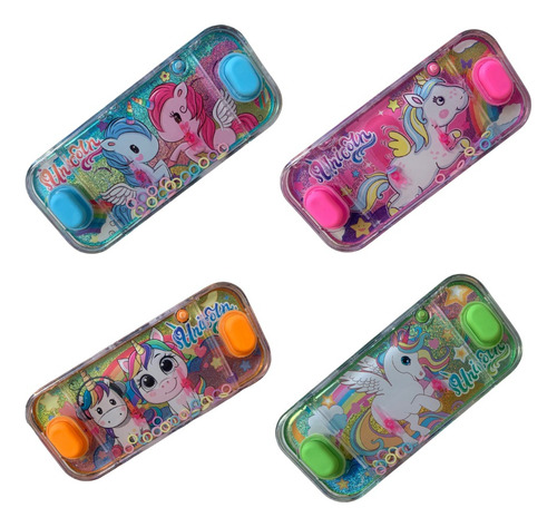 Kit 30 Aquaplay Unicornio Argolas Menina Atacado