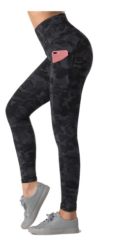 Dragon Fit - Leggings De Yoga De Cintura Alta Con 3 Bolsillo