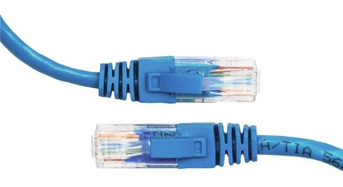 Cable De Red 3 Metros Utp 5e Patch Cord Ethernet Azul