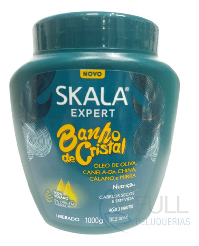 Crema Capilar Skala Baño De Cristal Nutrición 1000g.