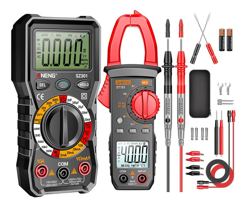 Probador De Multímetro Digital Con  Ohm Volt Clamp Meter Mid