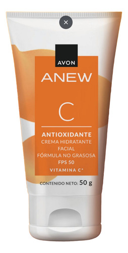 Crema Radiante Vitamina C SPF 50 Anew - 50 G Avon día para todo tipo de piel de 50g 25+ años