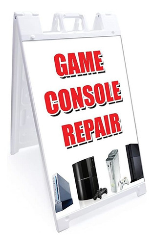 A-frame Consola De Juegos Con Gráficos Sesión De Reparación 
