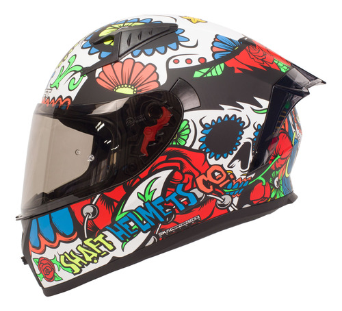 Casco Para Moto Talla Xl Certificado Skull Negro Matte Shaft