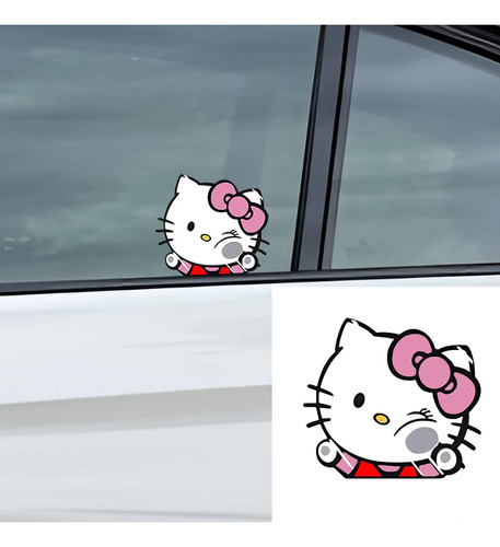 Okimari - Calcomana De Vinilo Para Automvil De Hello Kitty