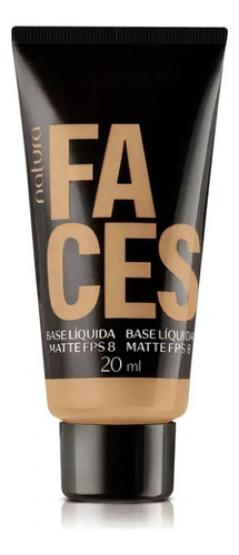 Base Líquida Natura Faces Matte Fps 8 - 20 Ml Cor 20n