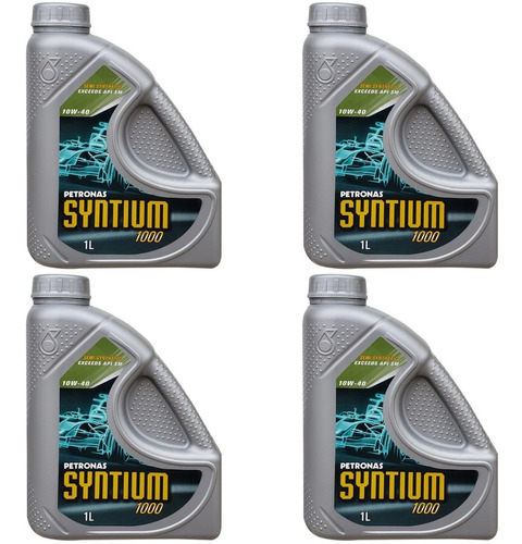 Aceite 10w40 Semi-sintetico 4 L Petronas Syntium 1000 Exceed